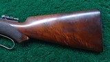 WINCHESTER MODEL 1894 TAKE DOWN RIFLE IN A RARE WINCHESTER MARKED LEATHER CASE - 15 of 22