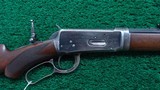 WINCHESTER MODEL 1894 TAKE DOWN RIFLE IN A RARE WINCHESTER MARKED LEATHER CASE - 1 of 22