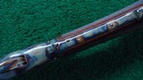 HIGHLY EMBELLISHED WINCHESTER 1876 RIFLE 1 OF 25 EXACT COPY OF THEODORE ROOSEVELT'S 1876 BY TURNBULL - 9 of 25