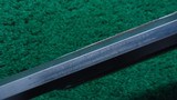VERY FINE 1873 WINCHESTER 22 SHORT CALIBER RIFLE - 10 of 22