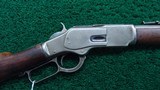 WINCHESTER MODEL 1873 SADDLE RING CARBINE IN CALIBER 44-40 - 1 of 19