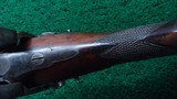 VERY RARE WESLEY RICHARDS 8 GAUGE DOUBLE BARREL PERCUSSION RIFLE - 10 of 22