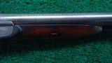 VERY RARE WESLEY RICHARDS 8 GAUGE DOUBLE BARREL PERCUSSION RIFLE - 5 of 22