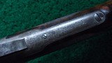 DELUXE FACTORY ENGRAVED 1876 SHORT RIFLE IN 50 EXPRESS - 8 of 25