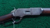 WINCHESTER MODEL 1876 FIRST MODEL OPEN TOP RIFLE - 1 of 22