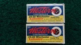 2 BOXES OF WESTERN 25-20 WINCHESTER AMMO - 1 of 4