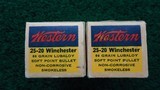 2 BOXES OF WESTERN 25-20 WINCHESTER AMMO - 2 of 4