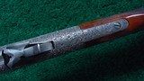 BEAUTIFUL CUSTOM ENGRAVED WINCHESTER 1885 IN CALIBER 38 WCF - 8 of 15
