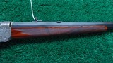 BEAUTIFUL CUSTOM ENGRAVED WINCHESTER 1885 IN CALIBER 38 WCF - 5 of 15