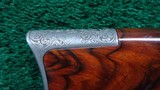 BEAUTIFUL CUSTOM ENGRAVED WINCHESTER 1885 IN CALIBER 38 WCF - 11 of 15