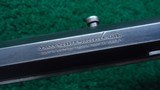 FACTORY ENGRAVED FRANK WESSON 2-TRIGGER SINGLE SHOT RIFLE - 11 of 20