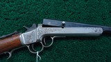 FACTORY ENGRAVED FRANK WESSON 2-TRIGGER SINGLE SHOT RIFLE - 14 of 20