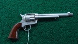 COLT BLACK POWDER NICKEL REVOLVER RARE CALIBER 450 BOXER - 1 of 15