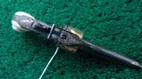 SMITH & WESSON 32 SINGLE ACTION ENGRAVED REVOLVER WITH CARVED IVORY GRIPS - 3 of 19