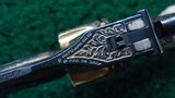 SMITH & WESSON 32 SINGLE ACTION ENGRAVED REVOLVER WITH CARVED IVORY GRIPS - 16 of 19