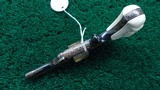 SMITH & WESSON 32 SINGLE ACTION ENGRAVED REVOLVER WITH CARVED IVORY GRIPS - 4 of 19