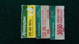 3 BOXES OF REMINGTON BRAND 30-30 WIN AMMO - 3 of 5