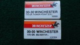 WINCHESTER 30-30 SOFT POINT & SILVER TIP AMMO - 3 of 6