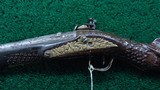 INTERESTING MEDITERRANEAN MARKED FLINTLOCK BLUNDERBUSS - 2 of 18