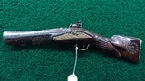 INTERESTING MEDITERRANEAN MARKED FLINTLOCK BLUNDERBUSS - 17 of 18