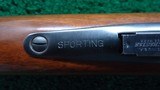 WINCHESTER MODEL 75 BOLT ACTION SPORTING RIFLE - 11 of 21