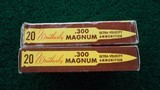 2 BOXES OF VINTAGE WEATHERBY .300 WEATHERBY MAGNUM AMMO - 5 of 8