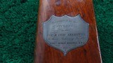 PRESENTATION DELUXE ENGRAVED MODEL 1853 SHARPS SPORTING RIFLE - 18 of 24