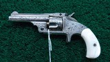 SMITH & WESSON SINGLE ACTION ENGRAVED REVOLVER - 2 of 13