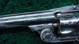 PAIR OF ENGRAVED NICKEL FINISH SMITH & WESSON 32 SAFETY - 19 of 19