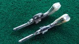 PAIR OF ENGRAVED NICKEL FINISH SMITH & WESSON 32 SAFETY - 5 of 19