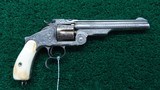 SMITH & WESSON ENGRAVED 3RD MODEL RUSSIAN REVOLVER - 1 of 13