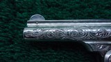 FACTORY ENGRAVED CASED SMITH & WESSON 32 SINGLE ACTION REVOLVER - 11 of 17