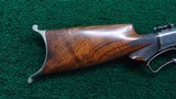 EARLY MARLIN FACTORY ENGRAVED RIFLE IN CALIBER 38-55 - 20 of 22