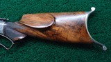 EARLY MARLIN FACTORY ENGRAVED RIFLE IN CALIBER 38-55 - 18 of 22
