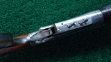 EARLY MARLIN FACTORY ENGRAVED RIFLE IN CALIBER 38-55 - 10 of 22