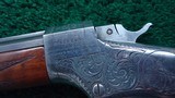 EARLY MARLIN FACTORY ENGRAVED RIFLE IN CALIBER 38-55 - 8 of 22