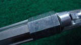 EARLY MARLIN FACTORY ENGRAVED RIFLE IN CALIBER 38-55 - 6 of 22