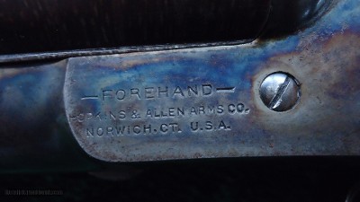 HOPKINS & ALLEN SxS HAMMERLESS 12 GAUGE SHOTGUN - Image 8 of 18