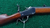 WINCHESTER 1885 LO-WALL RIFLE IN CALIBER 22 SHORT - 1 of 20