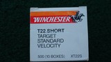 FULL BRICK OF WINCHESTER T22 SHORT TARGET STANDARD VELOCITY 22 SHORT AMMO - 4 of 8