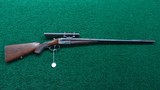 DOUBLE BARREL HAMMERLESS RIFLE BY MILLER & VAL GREISS - 23 of 23