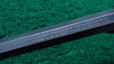 WINCHESTER MODEL 1890 SPECIAL ORDER RIFLE IN CALIBER 22 WRF - 10 of 25
