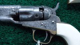 VERY INTERESTING PAIR OF 1862 COLT PERCUSSION INSCRIBED REVOLVERS - 15 of 18