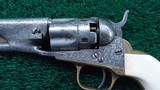 VERY INTERESTING PAIR OF 1862 COLT PERCUSSION INSCRIBED REVOLVERS - 13 of 18