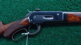 DELUXE WINCHESTER MODEL 1886 TAKE DOWN RIFLE IN CALIBER 33 - 1 of 21