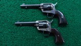 PAIR OF CONSECUTIVE SERIAL NUMBERED 2ND GEN COLT REVOLVERS - 2 of 15