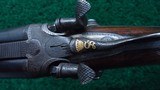DOUBLE BARREL HAMMER RIFLE BY H. SCHERPING OF HANOVER MADE FOR THE QUEEN OF SWEDEN - 12 of 25