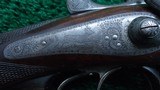 DOUBLE BARREL HAMMER RIFLE BY H. SCHERPING OF HANOVER MADE FOR THE QUEEN OF SWEDEN - 9 of 25