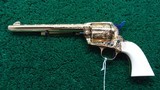 FIRST GENERATION COLT 7-1/2 INCH SA ENGRAVED BY AARON PURSLEY - 2 of 15