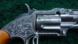 CASED ENGRAVED SMITH & WESSON NUMBER 1-1/2 2ND ISSUE SINGLE ACTION REVOLVER - 7 of 18